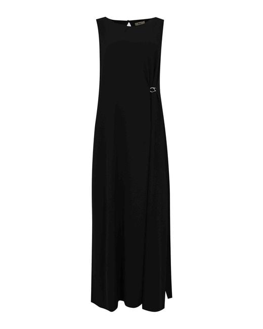 Herno Black Long Dress