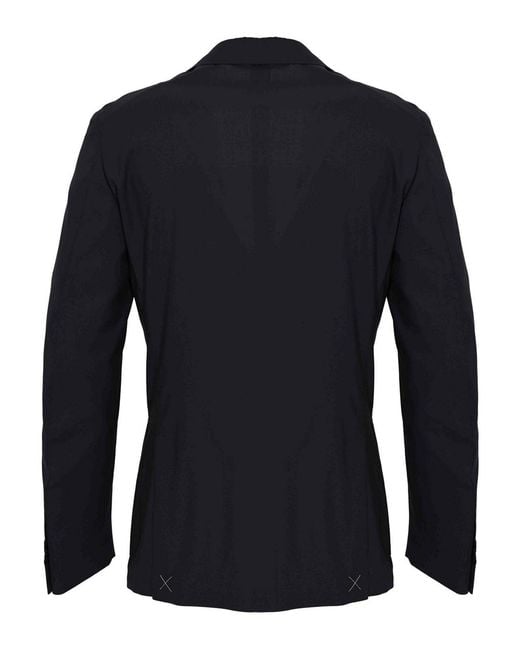 Corneliani Blue Single-Breasted Jacket for men