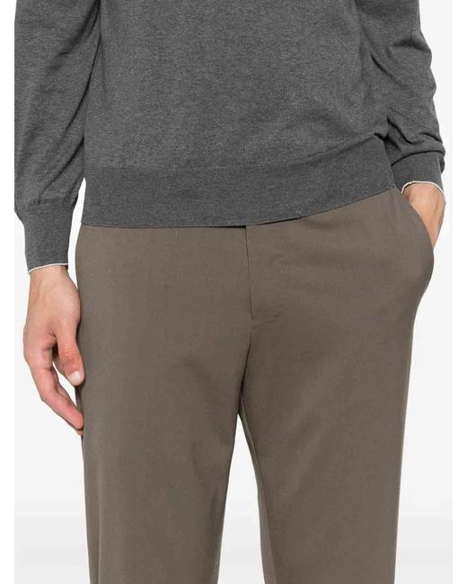 PT Torino Gray Dieci Topo Trousers for men