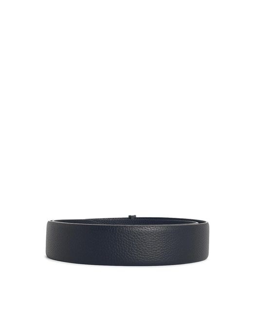 Tom Ford Blue Leather Belt for men