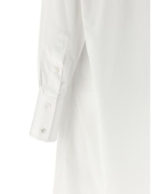 Maison Margiela White Chemisier Dress