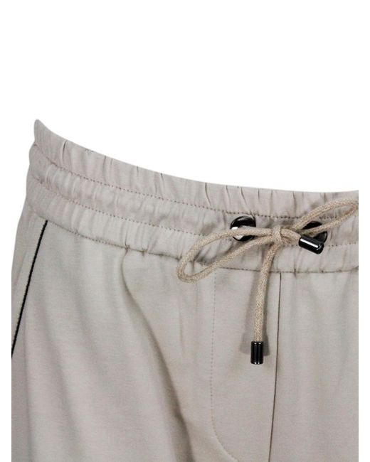 Brunello Cucinelli Gray Casual Trousers