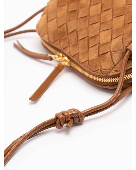 Bottega Veneta Brown Concert Pouch