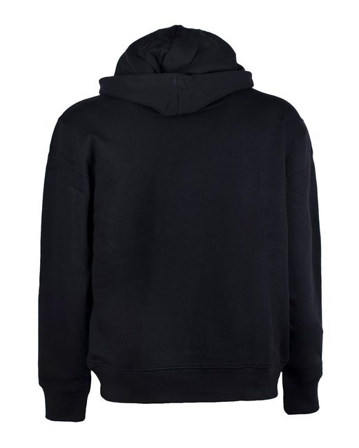 Versace Jeans Couture Blue Cotton Hoodie for men