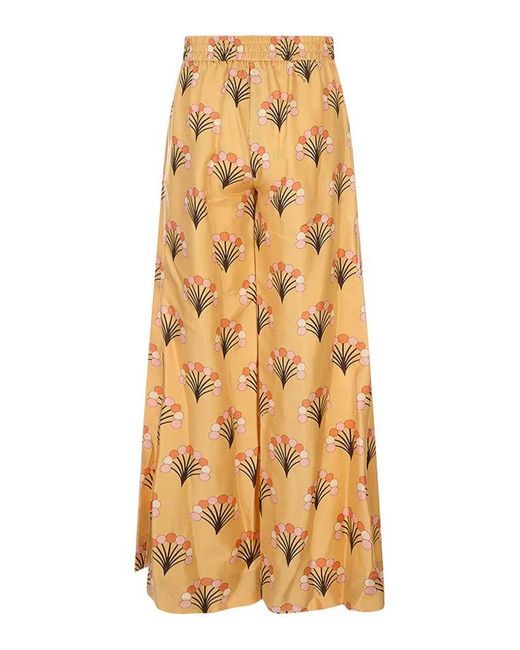 LaDoubleJ Metallic Palazzo Pants