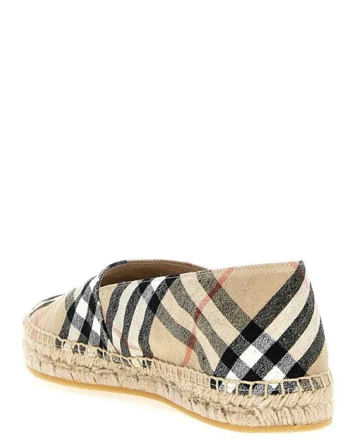 Burberry Natural Check Espadrilles