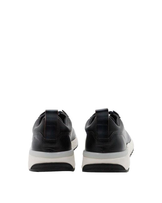 Santoni Black Sneakers for men