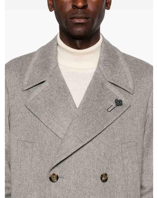 Lardini Gray Coat for men