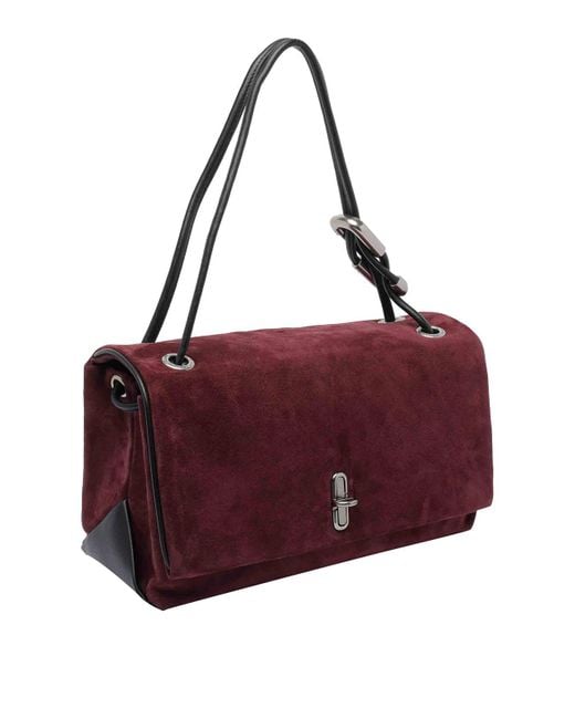 Marc Jacobs Purple The Large Dual Shoulder Bag