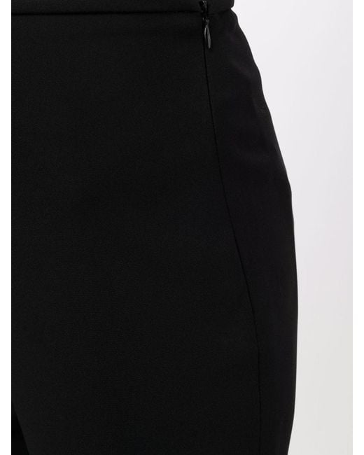 Emporio Armani Black Viscose Blend Pants