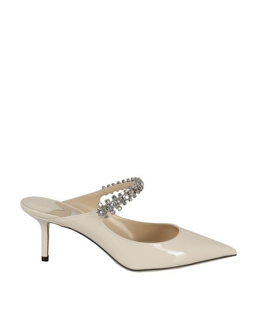 Jimmy Choo White Bing 65 Sandals