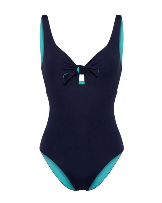 Fisico Blue Reversible Swimsuit