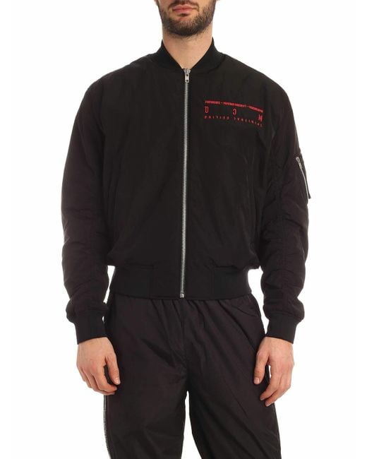 McQ Alexander McQueen Black Fire Swallow Jacket for men