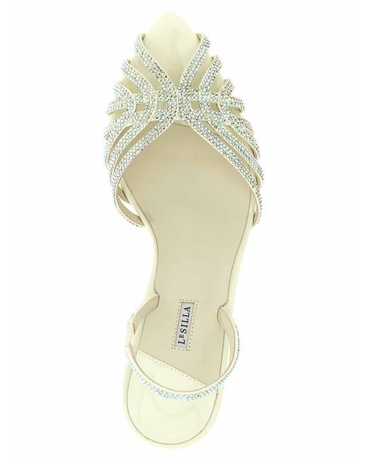 Le Silla Metallic Embrace Divina Sandals