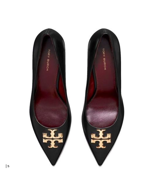 Tory Burch Black Eleanor Pumps