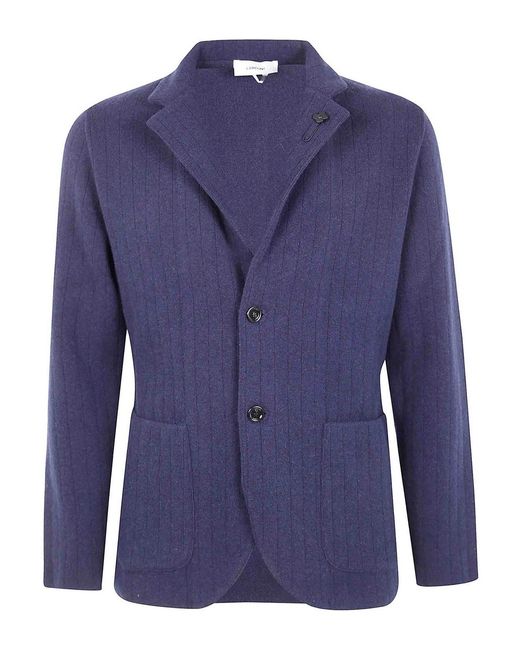 Lardini Blue Jacket for men