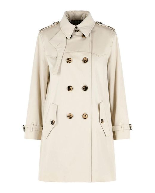 Burberry Natural Summerside Short Trench Coat