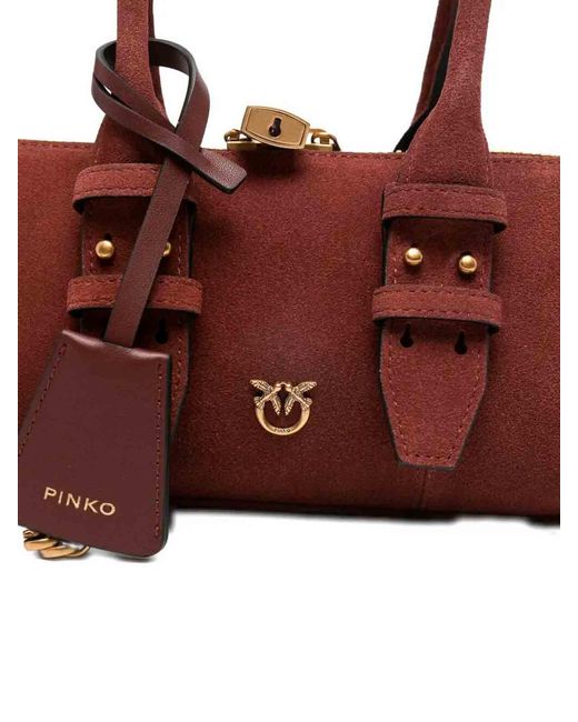 Pinko Brown Bowling Bag Horizontal