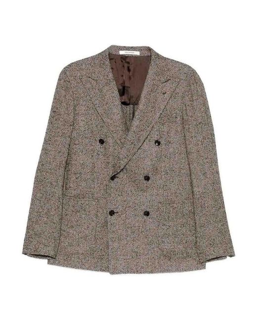 Tagliatore Brown Vesuvio Blazer for men