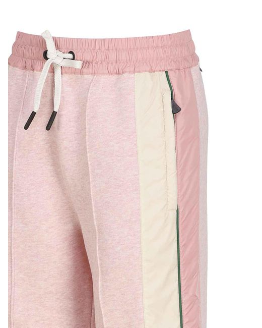 Moncler Pink Pile Pants