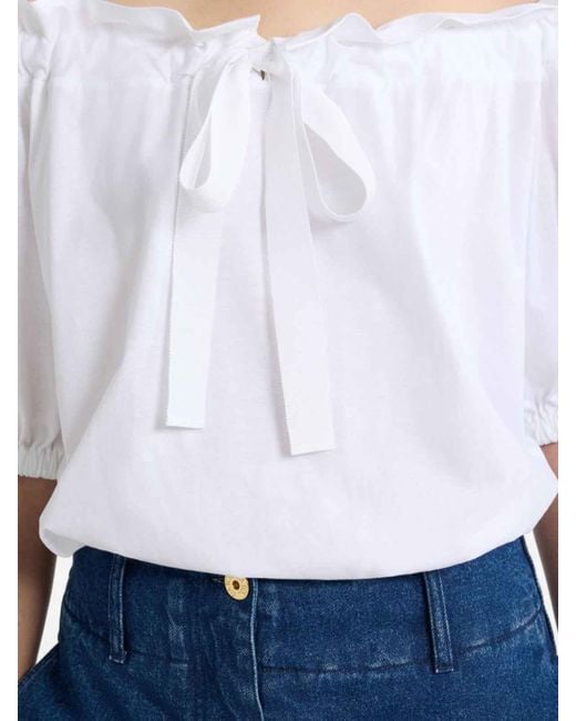 Patou White T-Shirts And Polos