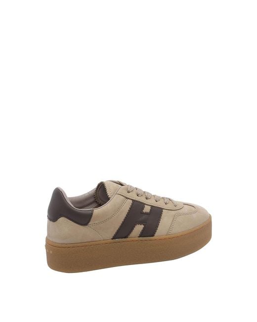Hogan Brown Cool Sneakers
