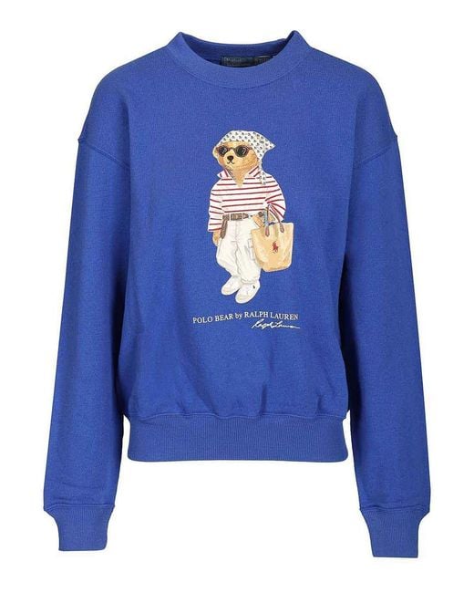 Polo Ralph Lauren Blue Polo Bear Sweater