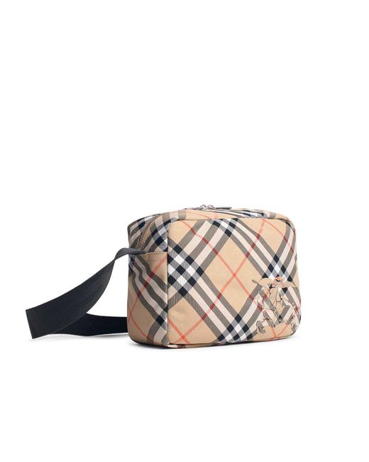 Burberry White Bag Check Bag for men