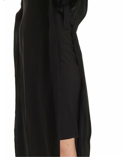 McQ Alexander McQueen Black Haruko Midi Dress