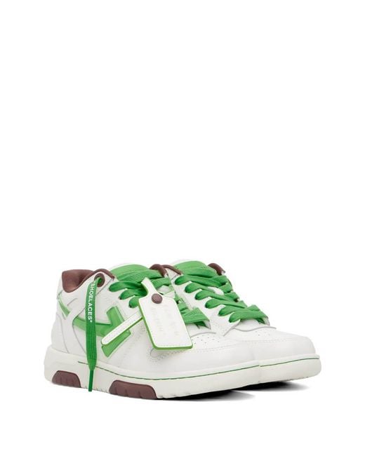 Off-White c/o Virgil Abloh Green Out Of Office And Sneakers