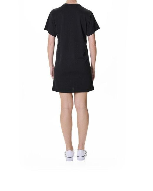 Moschino Black Goose Knitted Dress