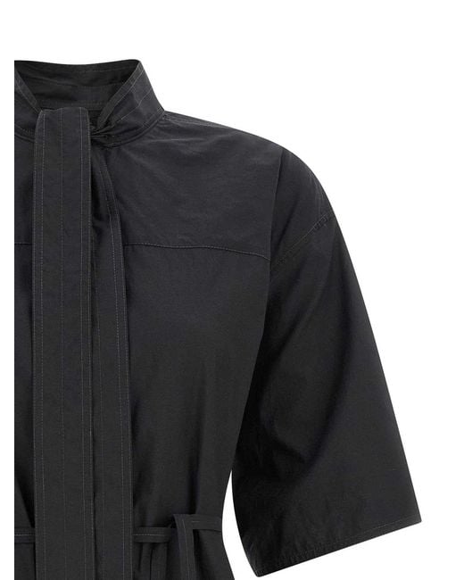 Lemaire Black Tube Reversible Dress