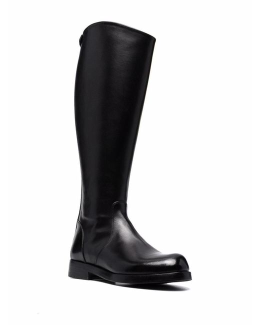 Alberto Fasciani Black Supernat Boots