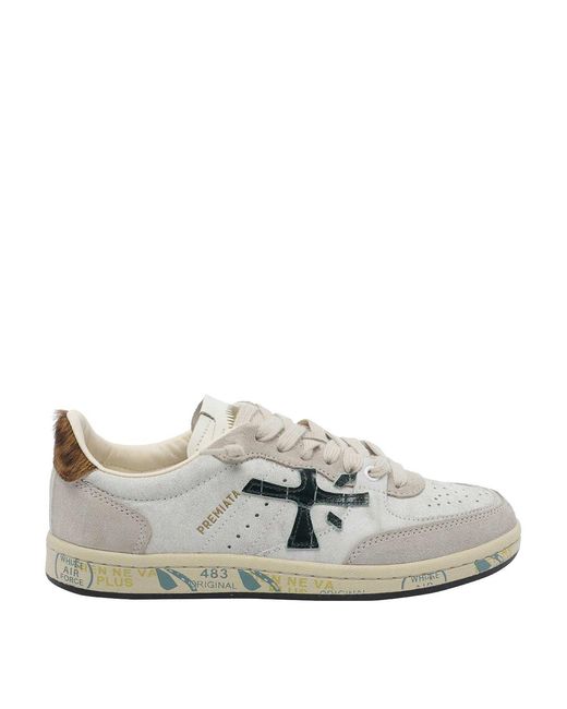 Premiata Gray Basket Clayd Sneakers