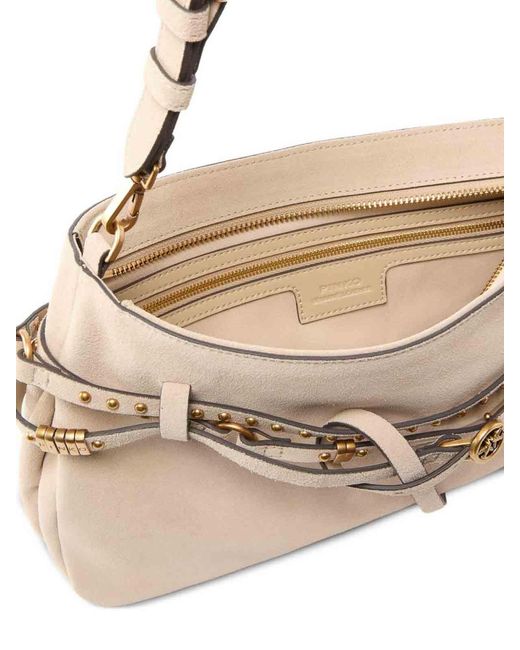 Pinko Natural Belt Shoulder Bag