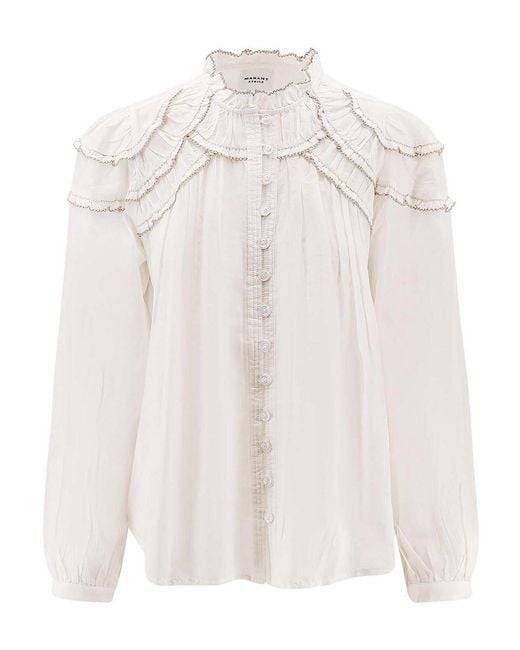 Isabel Marant White Christa Shirt