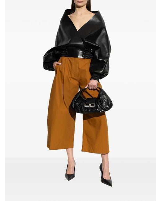 Balenciaga Orange Long Bermuda