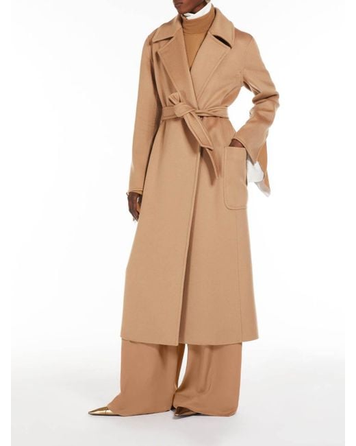 Max Mara Natural Belted Coats