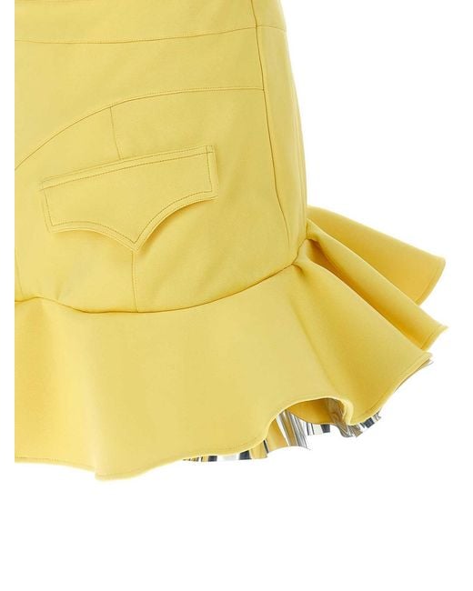 Rabanne Yellow Mini Dress