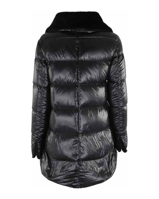 Herno Black A Shape Ultralight Down Jacket