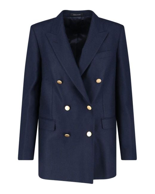 Tagliatore Blue Double -Breasted Blazer