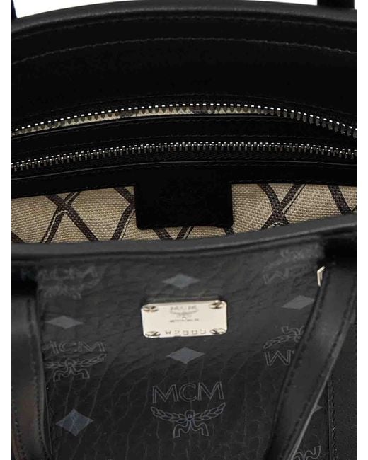 MCM Black Toni Mini Shopping Bag