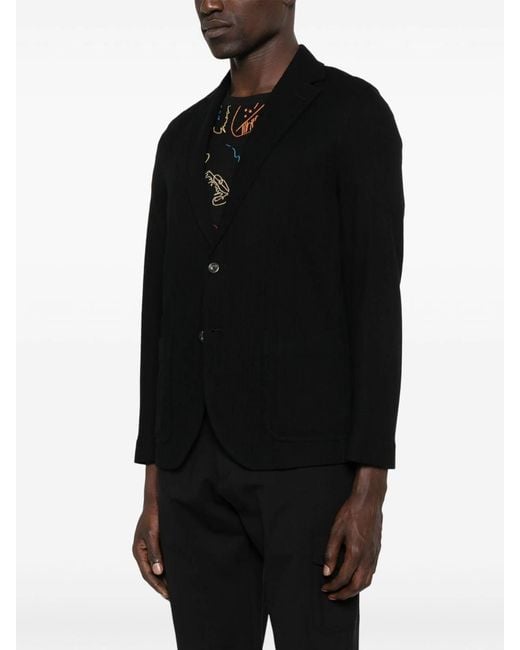 Circolo 1901 Black Cotton Single-Breasted Jacket for men