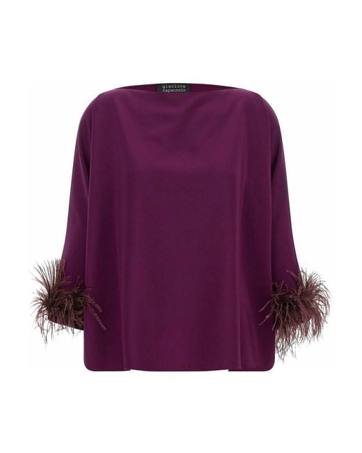 Gianluca Capannolo Purple Laura' Blouse