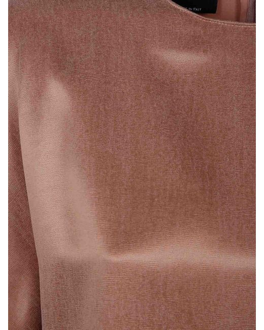Giorgio Armani Brown Fsc Viscosa Cupro Shirt