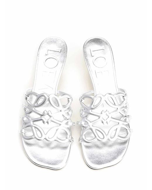 Loewe White Slides