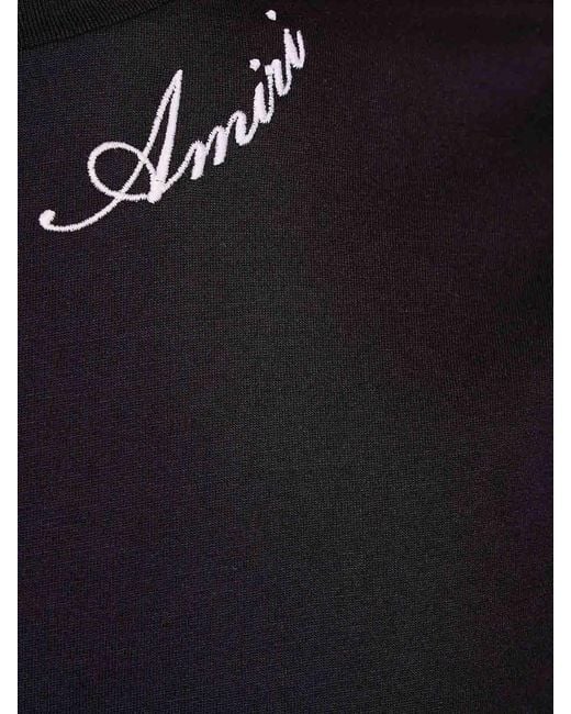 Amiri Black Script Jmodal Reg Tee for men