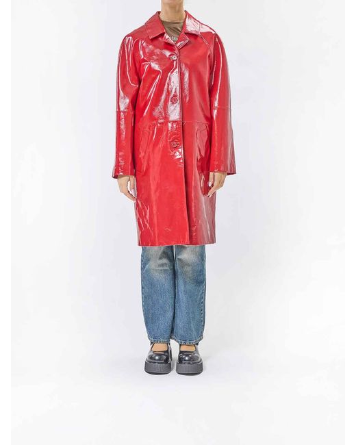 Moschino Red Long Jacket