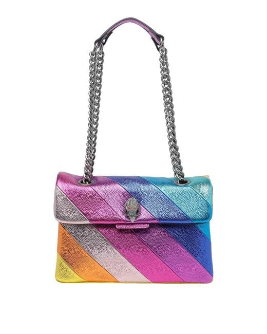 Kurt Geiger Purple Kensington Shoulder Bag