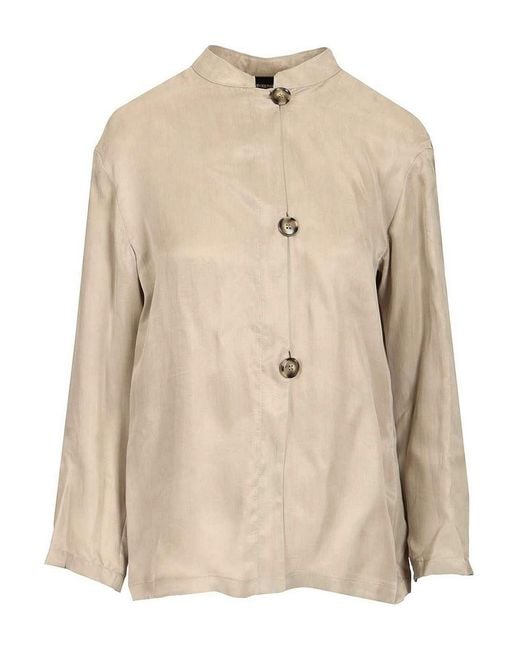 Emporio Armani Natural Guru Collar Shirt
